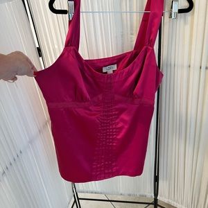 Ann Taylor Loft Satin Cami sz 12 CLK16